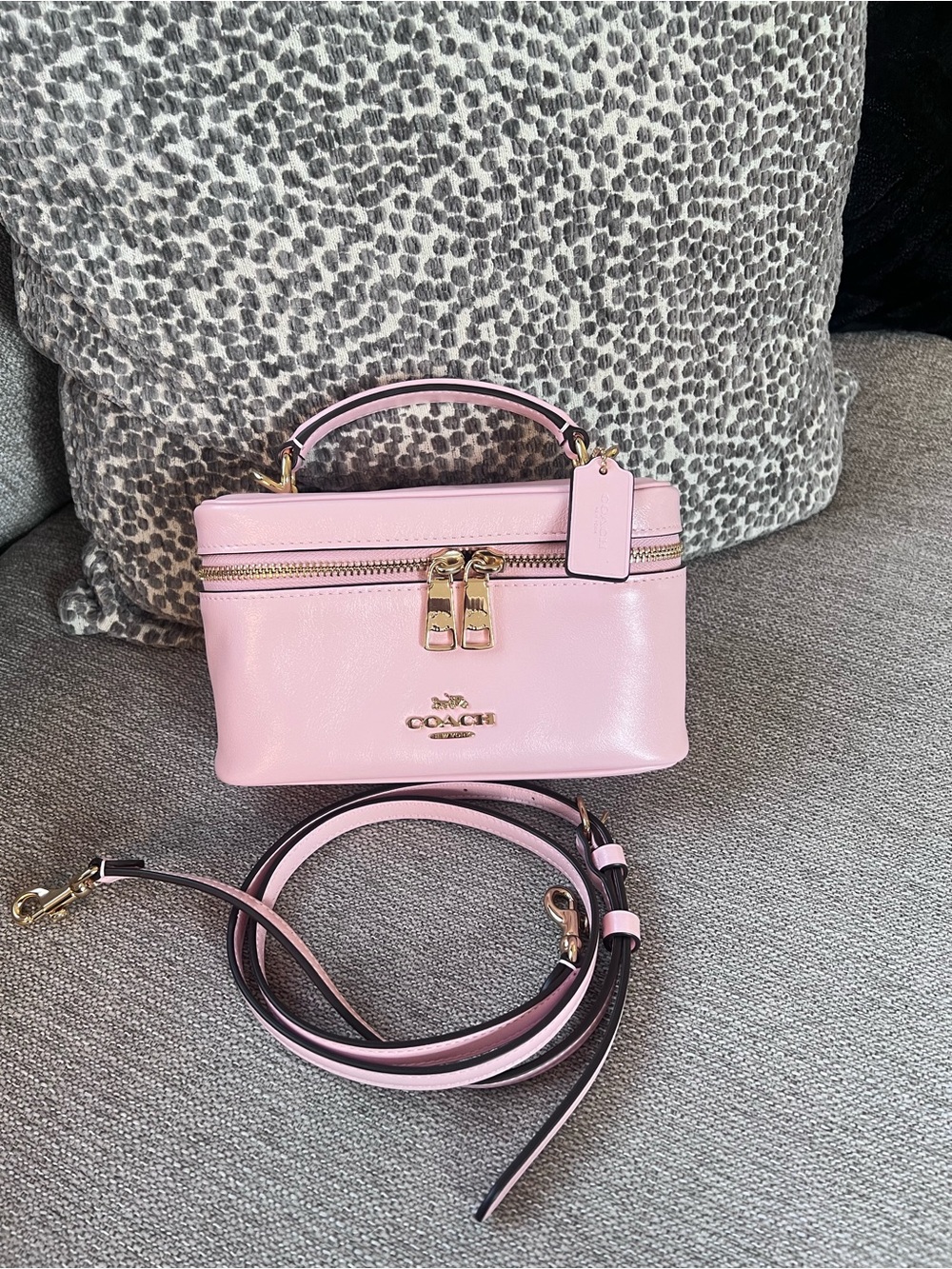 Coach Powder Soft Pink Rainer Crossbody 18 Bag